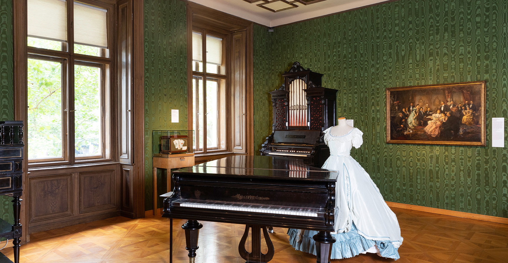 Ausstellungsansicht der Johann Strauss Wohnung