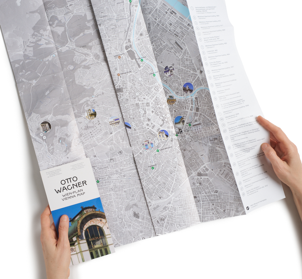 Karte offen Otto Wagner