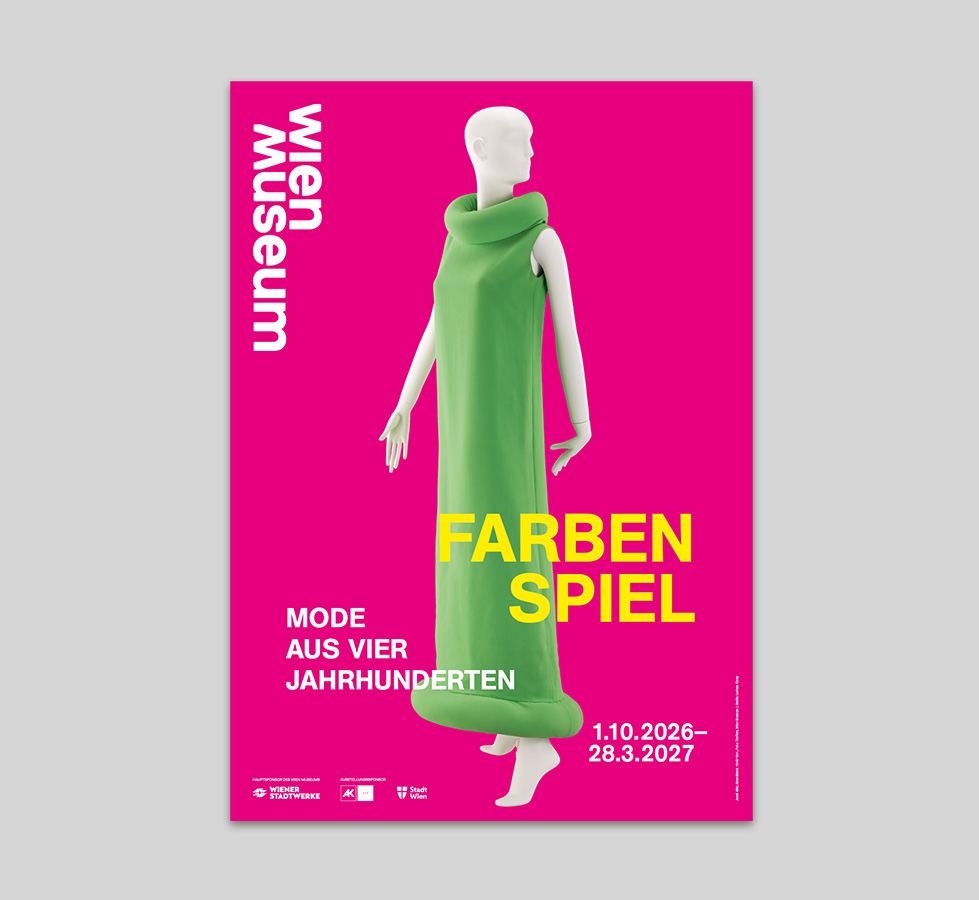 Poster Farbenspiel Abendkleid